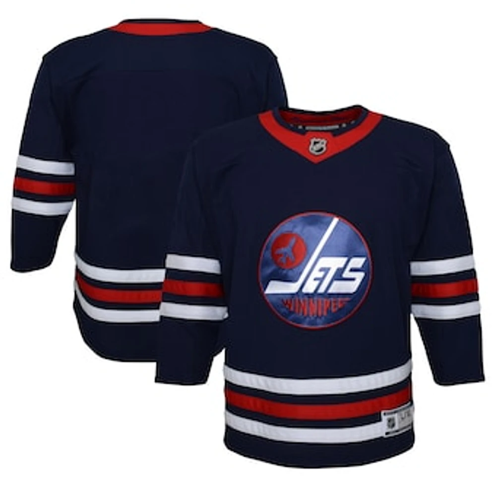 Youth Navy Winnipeg Jets 2021/22 Alternate Premier Jersey