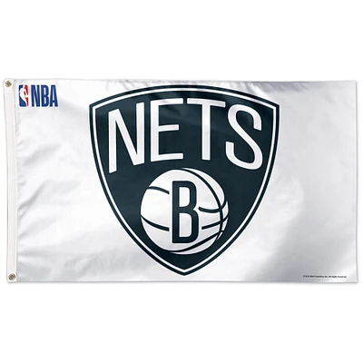 WinCraft Brooklyn Nets 3' x 5' Logo One-Sided Flag