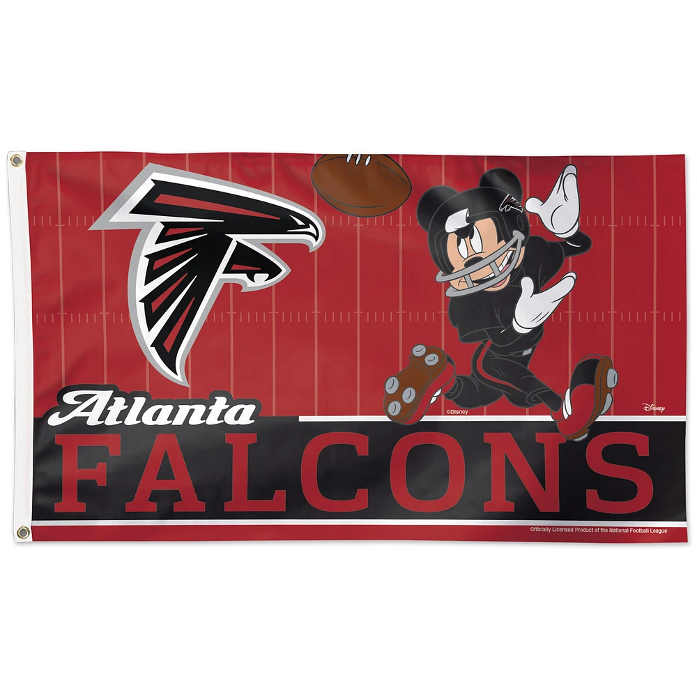 WinCraft Atlanta Falcons 3' x 5' Disney One-Sided Flag