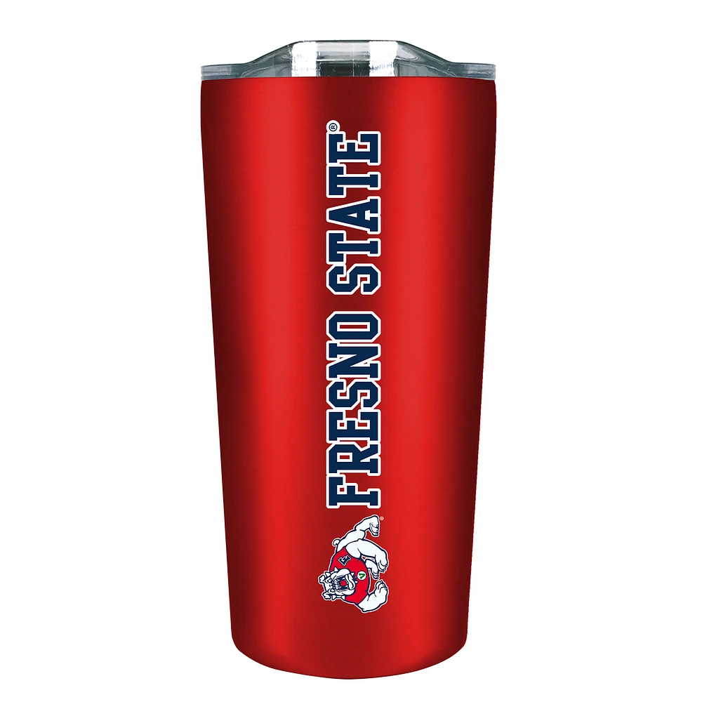 Fresno State Bulldogs 18oz. Stainless Steel Soft Touch Tumbler