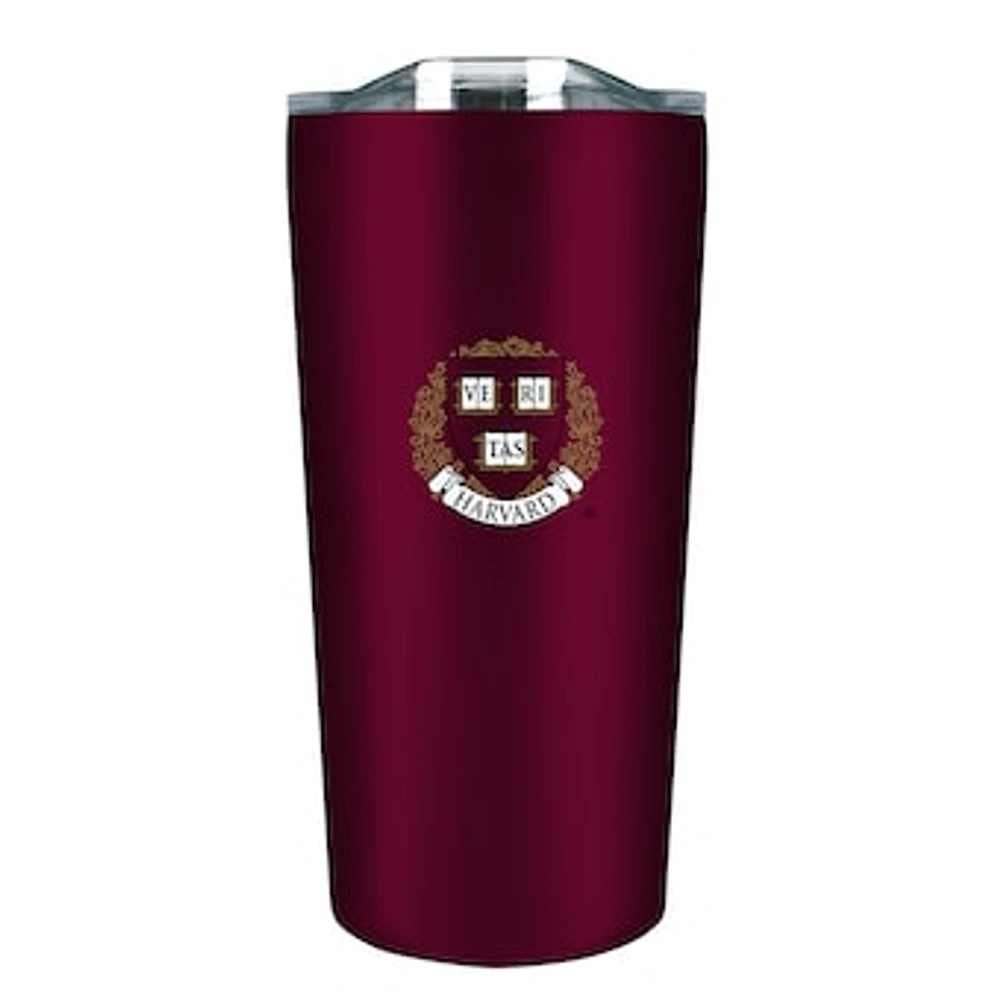 Harvard Crimson 18oz. Stainless Steel Soft Touch Tumbler