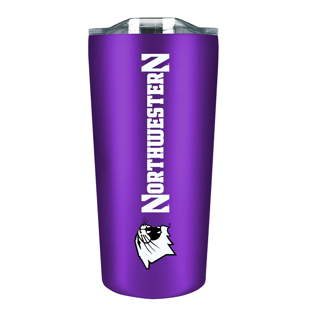 Northwestern Wildcats 18oz. Stainless Steel Soft Touch Tumbler
