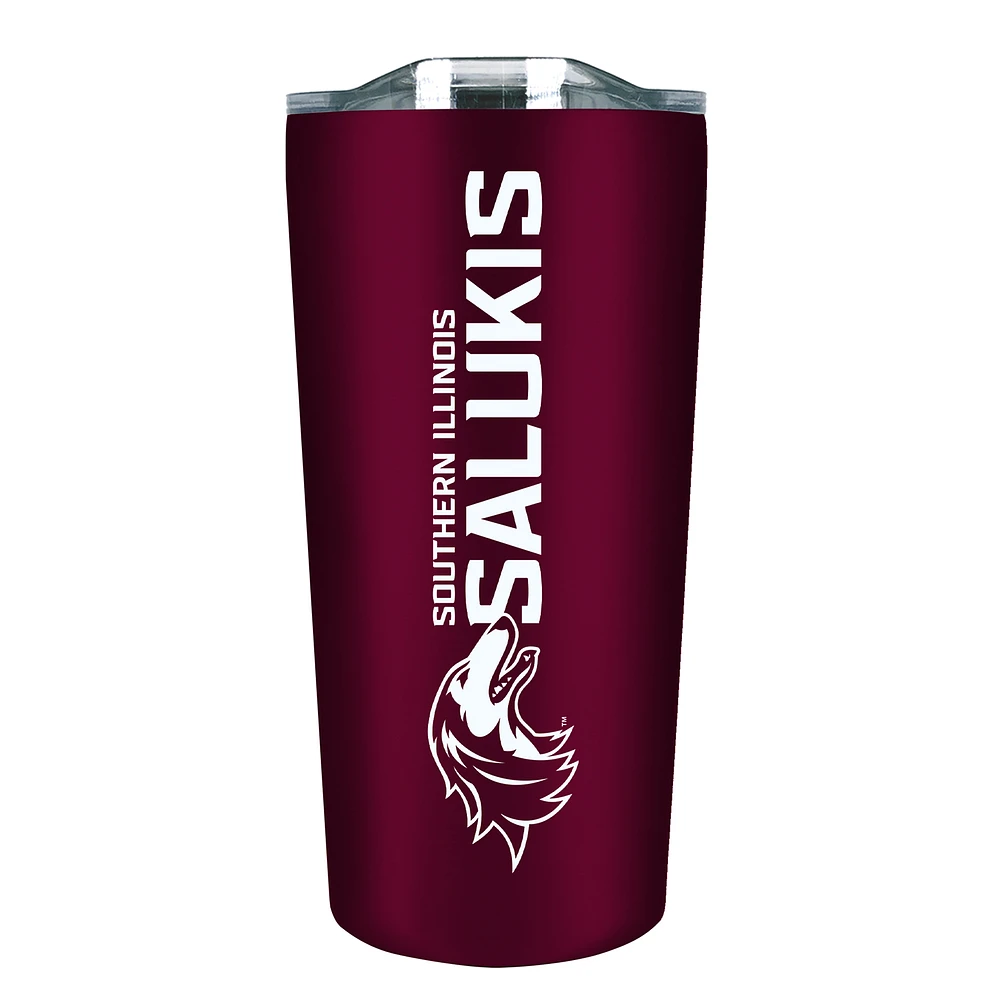 Southern Illinois Salukis 18oz. Stainless Steel Soft Touch Tumbler