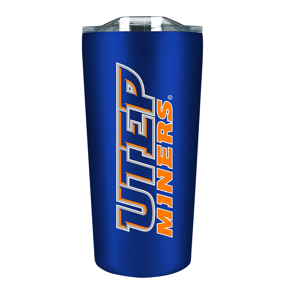UTEP Miners 18oz. Stainless Steel Soft Touch Tumbler