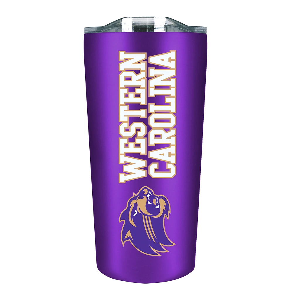 Western Carolina Catamounts 18oz. Stainless Steel Soft Touch Tumbler