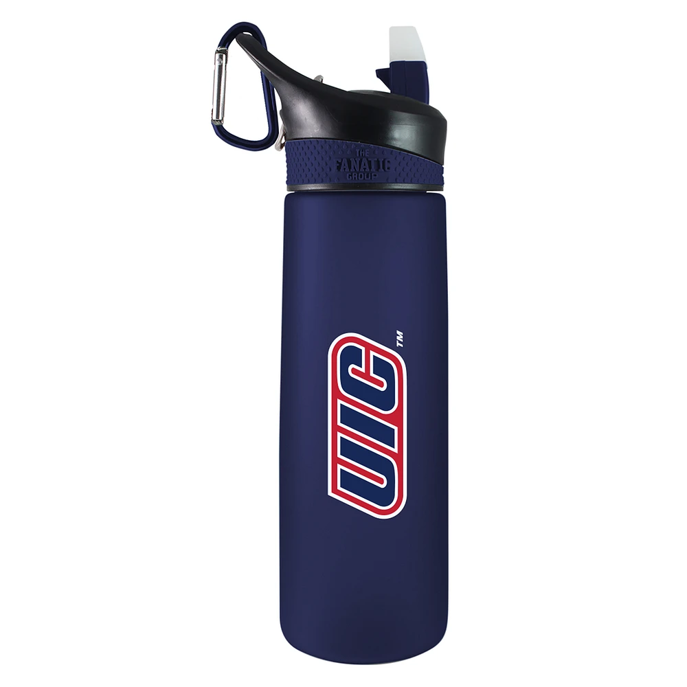 UIC Flames 24oz. Frosted Sport Bottle