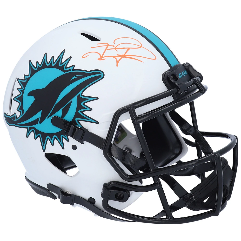 Tua Tagovailoa Miami Dolphins Autographed Riddell Lunar Speed Authentic Helmet