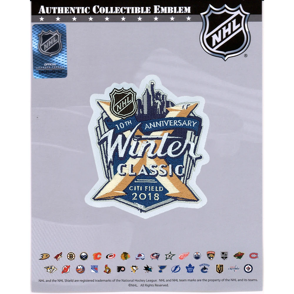 Buffalo Sabres vs. New York Rangers 2018 NHL Winter Classic National Emblem Jersey Patch