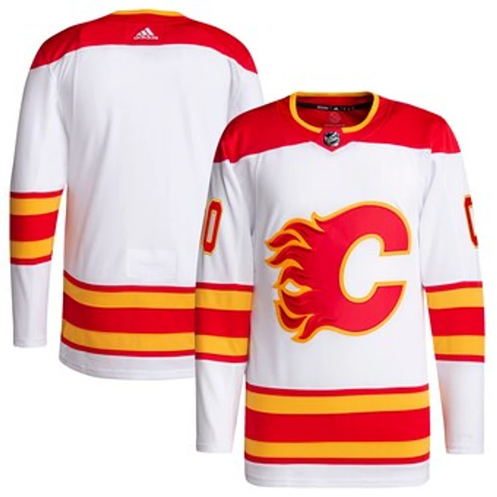 Men's adidas White Calgary Flames  - Primegreen Authentic Jersey