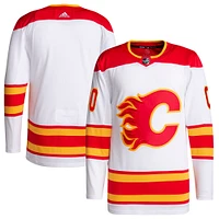 Men's adidas White Calgary Flames  - Primegreen Authentic Jersey