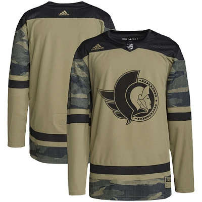 Men's adidas Camo Ottawa Senators Military Appreciation Team Authentic Practice Jersey