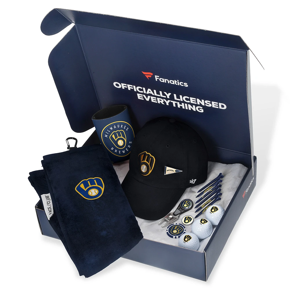 Milwaukee Brewers Fanatics Pack Golf-Themed Gift Box - $105+ Value