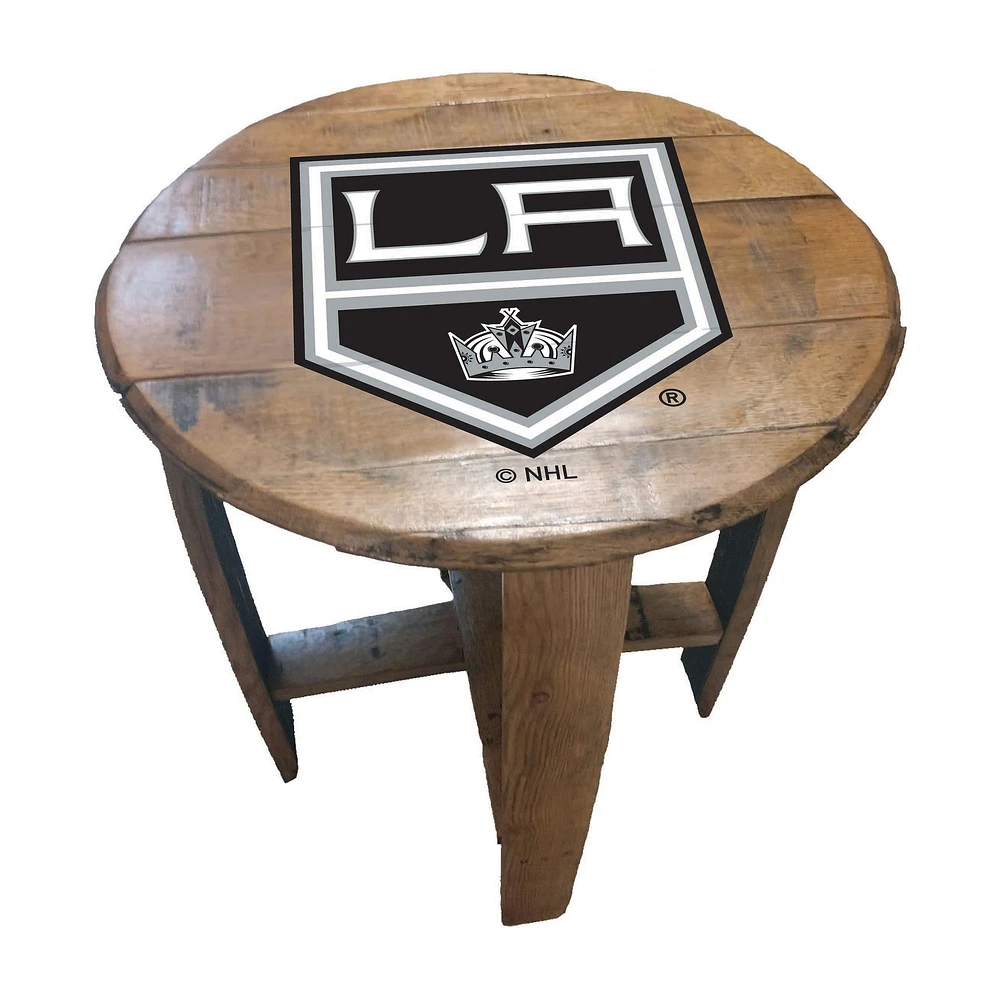Imperial Los Angeles Kings Oak Barrel Table