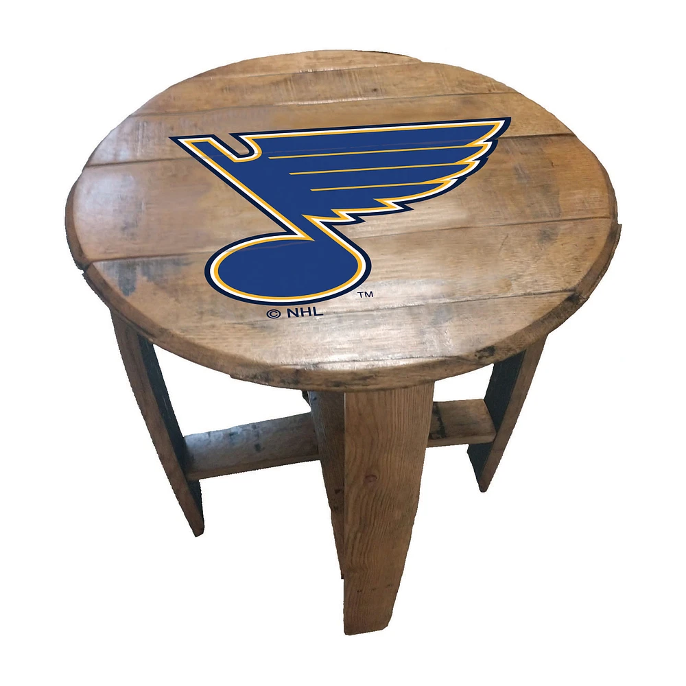 Imperial St. Louis Blues Oak Barrel Table