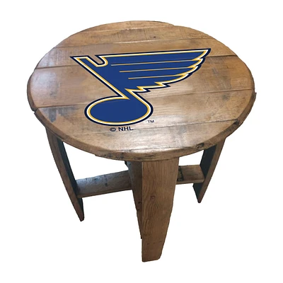 Imperial St. Louis Blues Oak Barrel Table