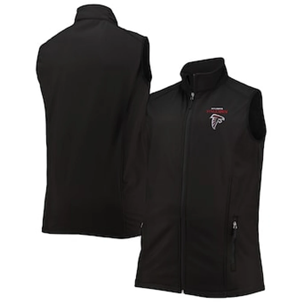 Men's Dunbrooke Black Atlanta Falcons Big & Tall Archer Softshell Full-Zip Vest