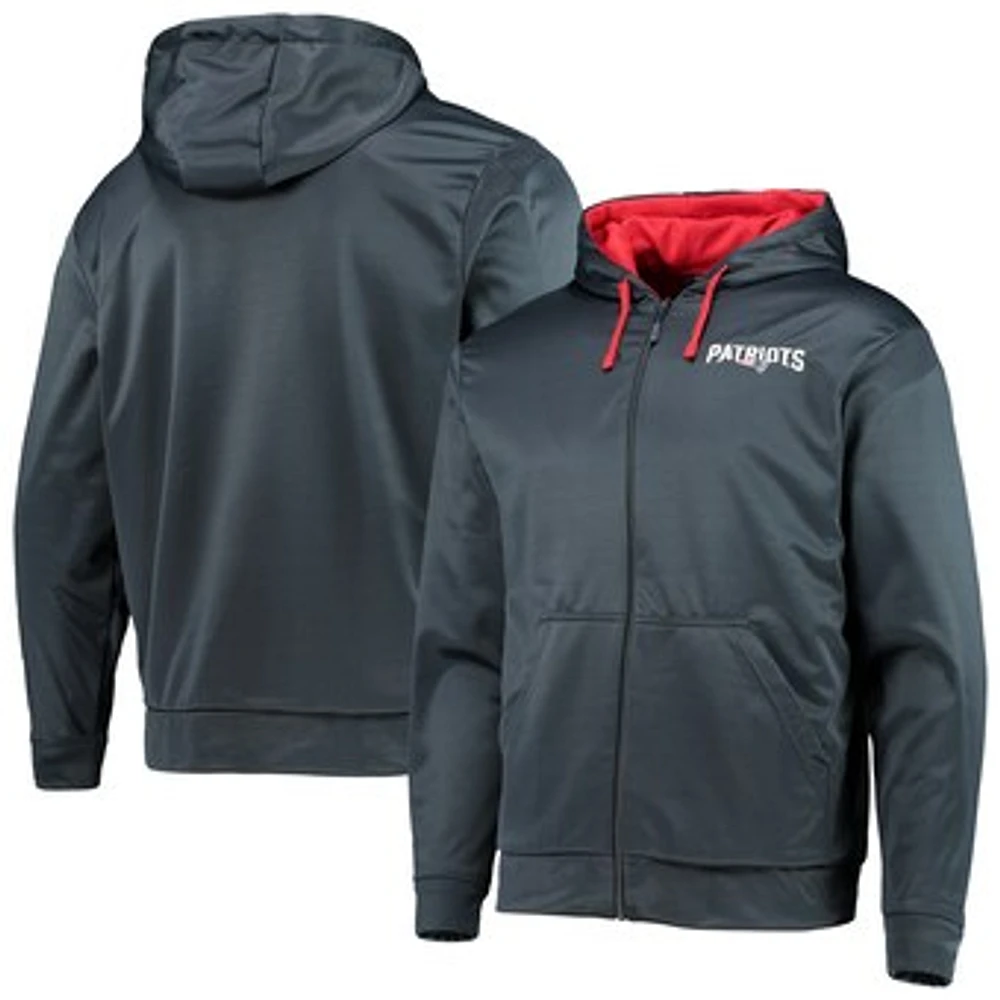 Men's Dunbrooke Navy/Red New England Patriots Apprentice Full-Zip Hoodie