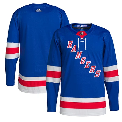 Men's adidas Royal New York Rangers Home Primegreen Authentic Jersey