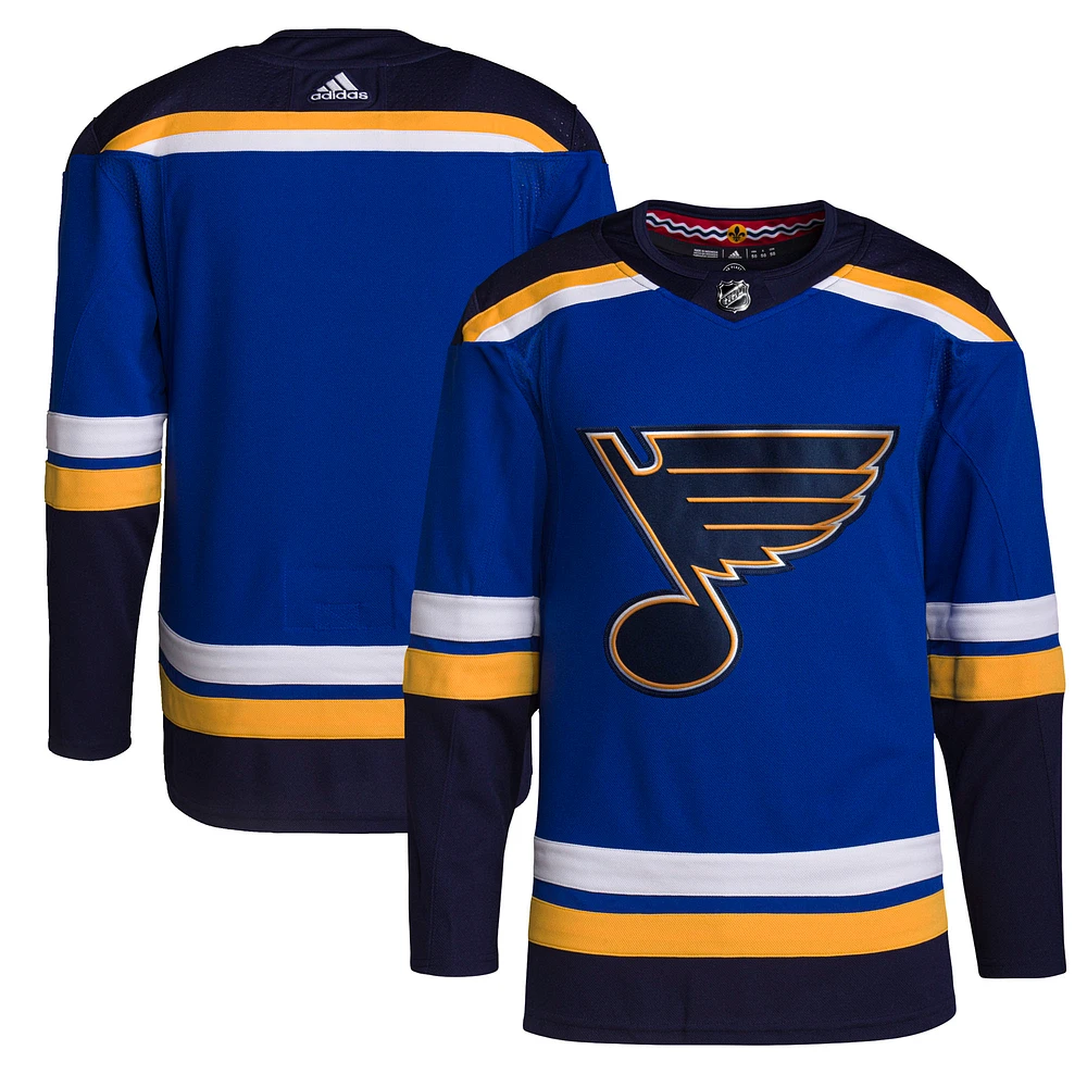 Men's adidas Royal St. Louis Blues Home Authentic Jersey