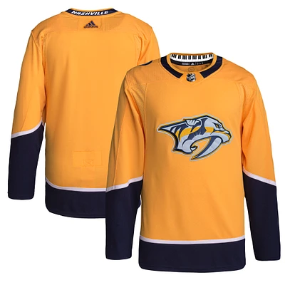 Men's adidas Gold Nashville Predators Home Primegreen Authentic Jersey