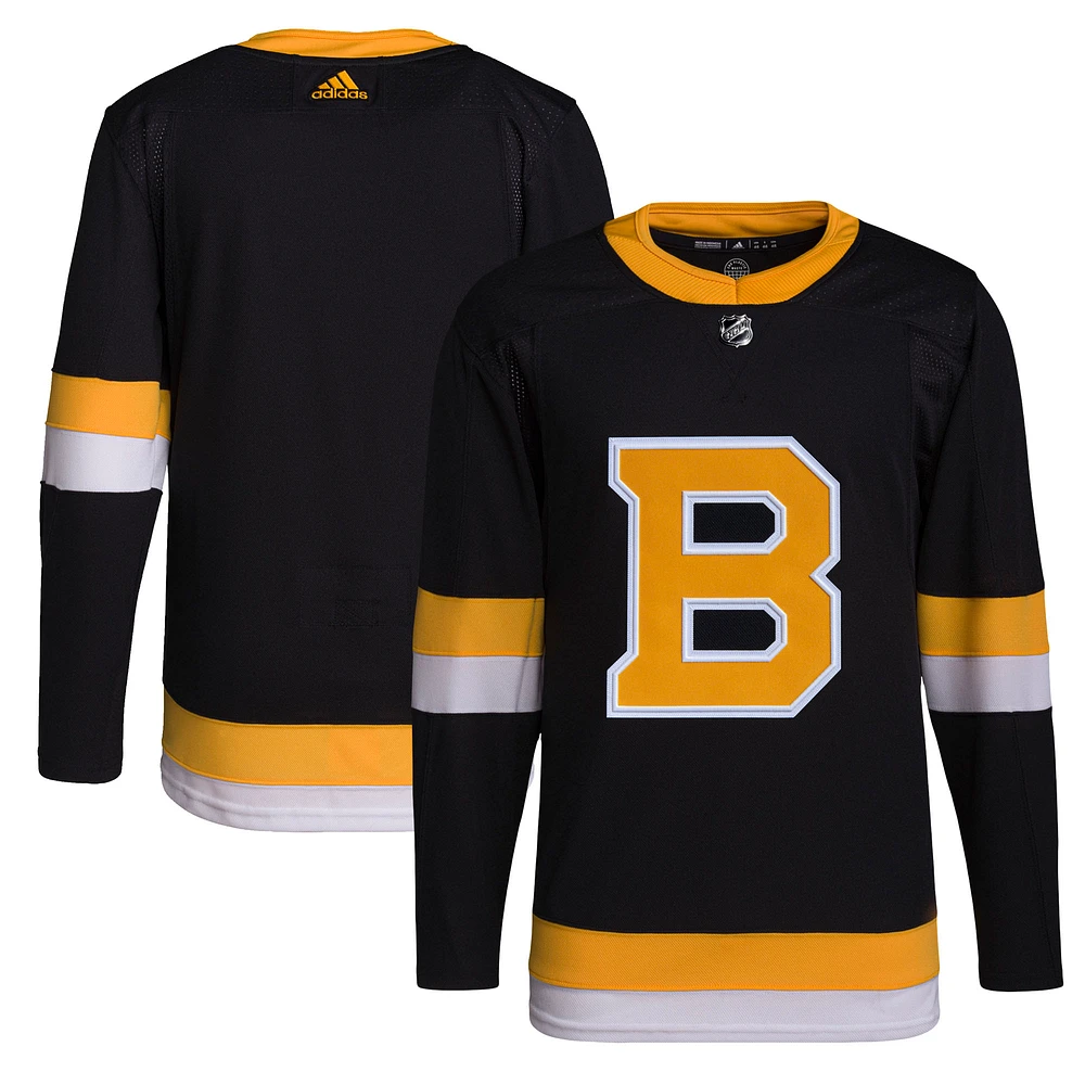 Men's adidas Black Boston Bruins Alternate Primegreen Authentic Jersey