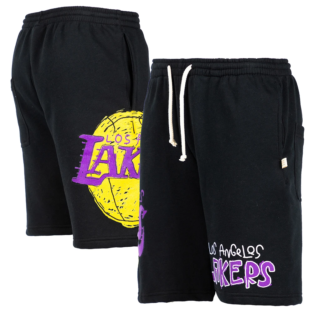 Men's After School Special Black Los Angeles Lakers Shorts