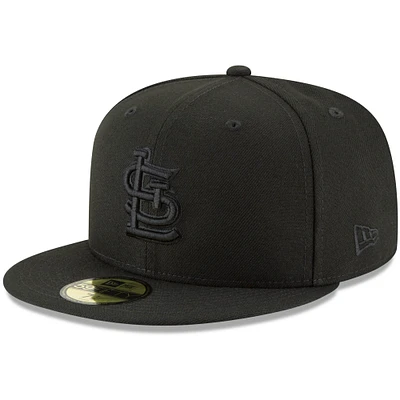 Men's New Era Black St. Louis Cardinals on 59FIFTY Fitted Hat