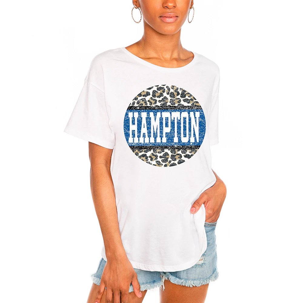 Women's White Hampton Pirates Scoop & Score Easy T-Shirt