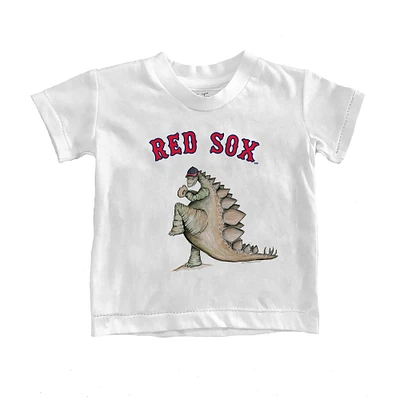 Toddler Tiny Turnip White Boston Red Sox Stega T-Shirt