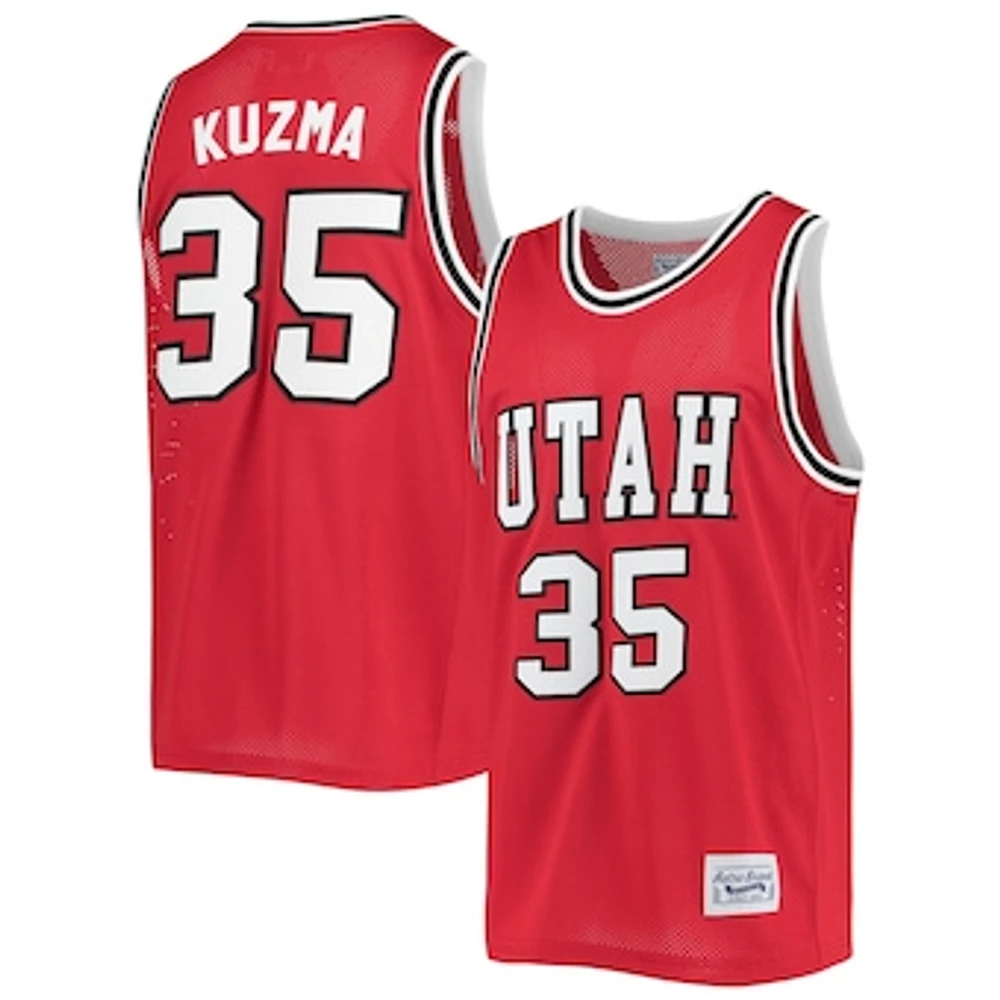 Men's Original Retro Brand Kyle Kuzma Red Utah Utes Commemorative Classic Basketball Jersey