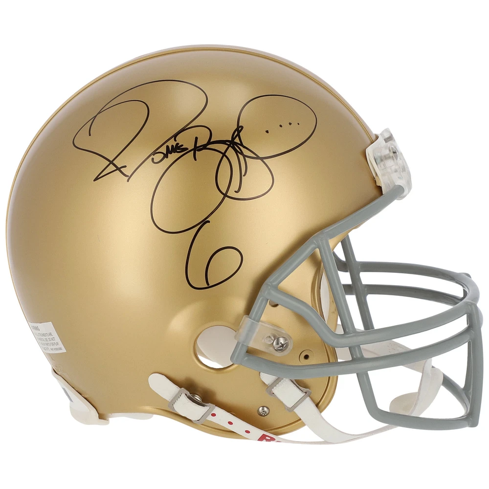 Jerome Bettis Notre Dame Fighting Irish Autographed Riddell VSR4 Replica Helmet