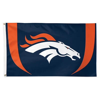 WinCraft Denver Broncos 3' x 5' Vertical Stripes Deluxe Single-Sided Flag