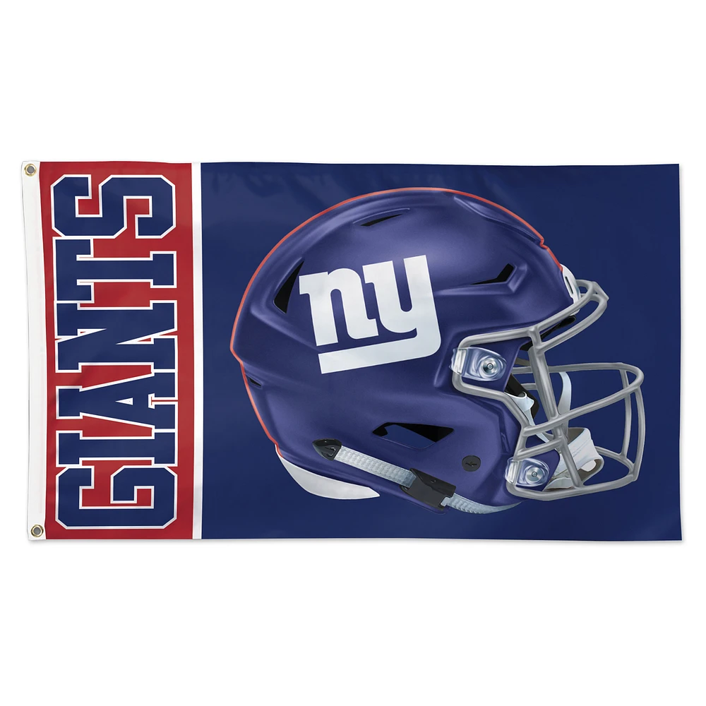 WinCraft New York Giants 3' x 5' Helmet Deluxe Single-Sided Flag