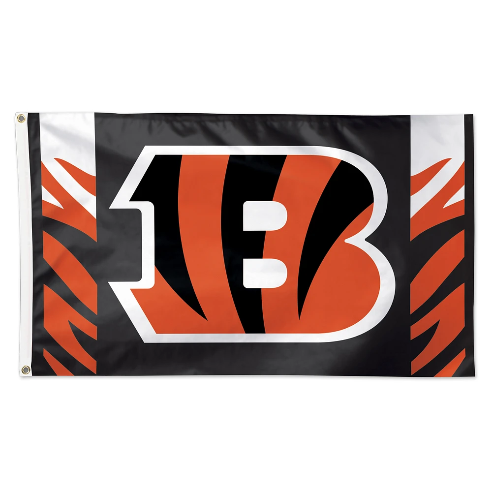 WinCraft Cincinnati Bengals 3' x 5' Vertical Stripes Deluxe Single-Sided Flag