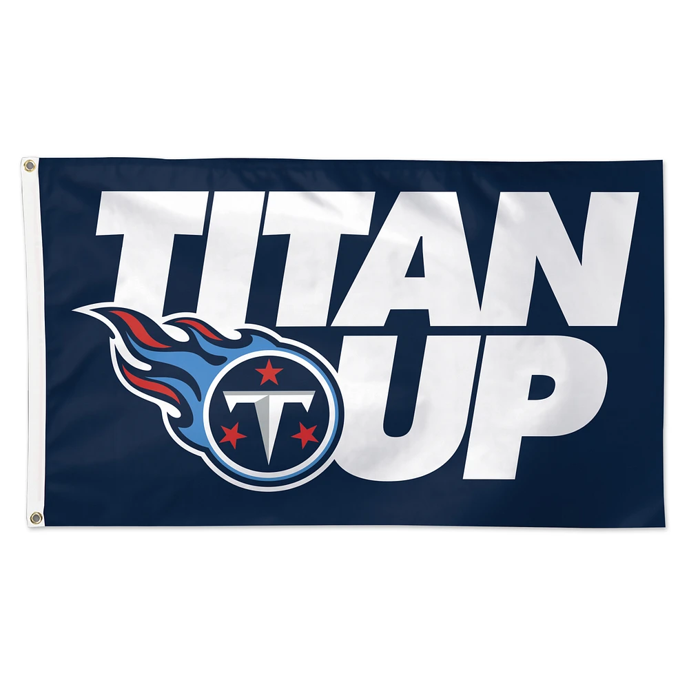 WinCraft Tennessee Titans 3' x 5' Slogan Deluxe Single-Sided Flag