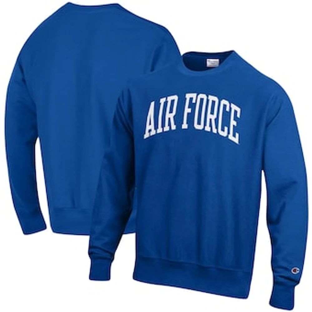 Men's Champion Royal Air Force Falcons Relaxed Fit Arch Reverse Weave Pullover Sweatshirt