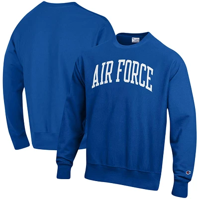 Men's Champion Royal Air Force Falcons Relaxed Fit Arch Reverse Weave Pullover Sweatshirt