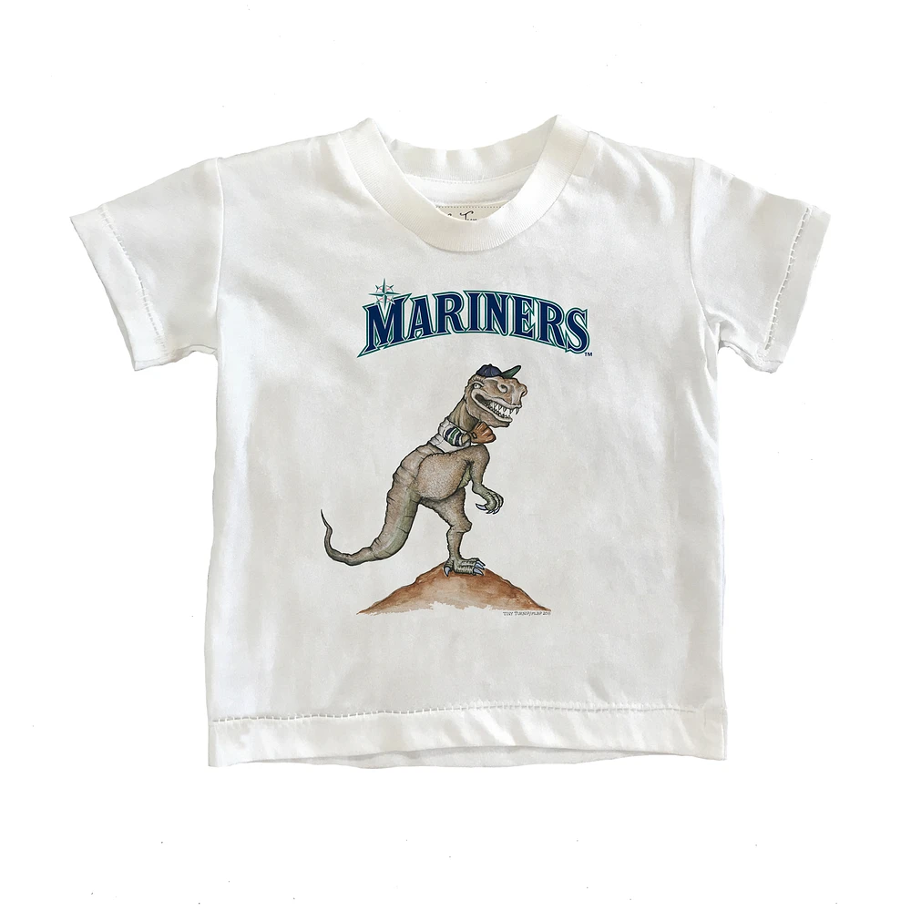 Infant Tiny Turnip White Seattle Mariners TT Rex T-Shirt