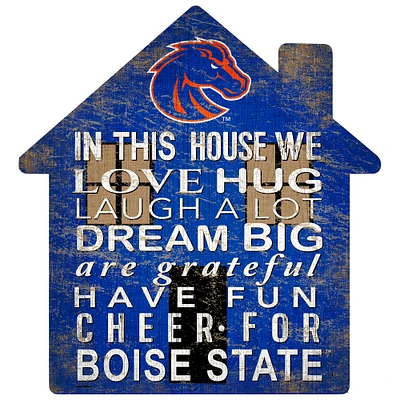 Boise State Broncos 12'' Team House Sign