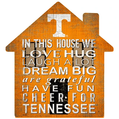 Tennessee Volunteers 12'' Team House Sign