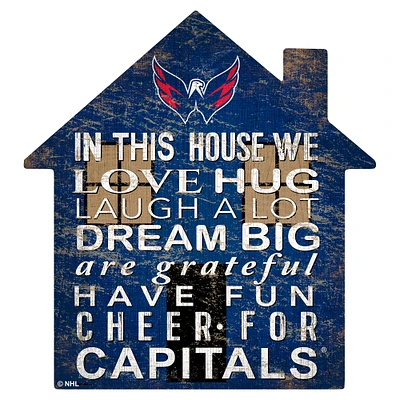 Washington Capitals 12'' Team House Sign