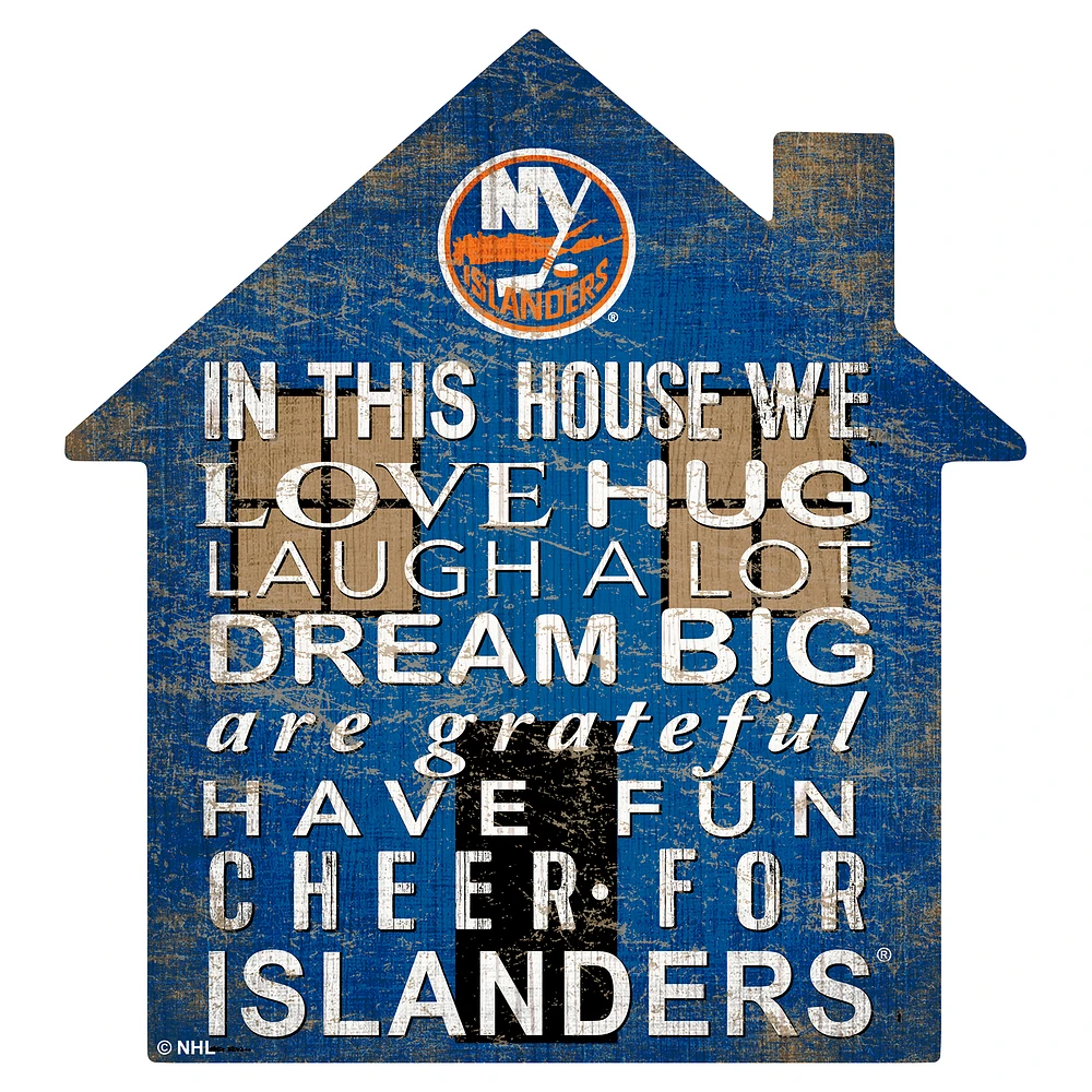 New York Islanders 12'' Team House Sign