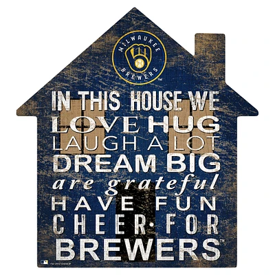Milwaukee Brewers 12'' Team House Sign