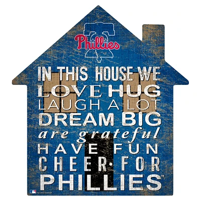 Philadelphia Phillies 12'' Team House Sign