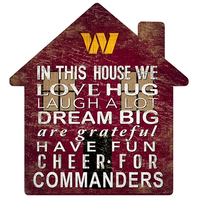 Washington Football Team 12'' Team House Sign