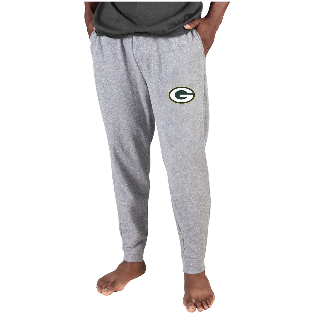 Men's Concepts Sport Gray Green Bay Packers Lightweight Jogger Sleep Pants