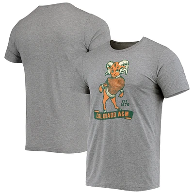 Men's Homefield Heather Gray Colorado State Rams Vintage 1940s A&M T-Shirt