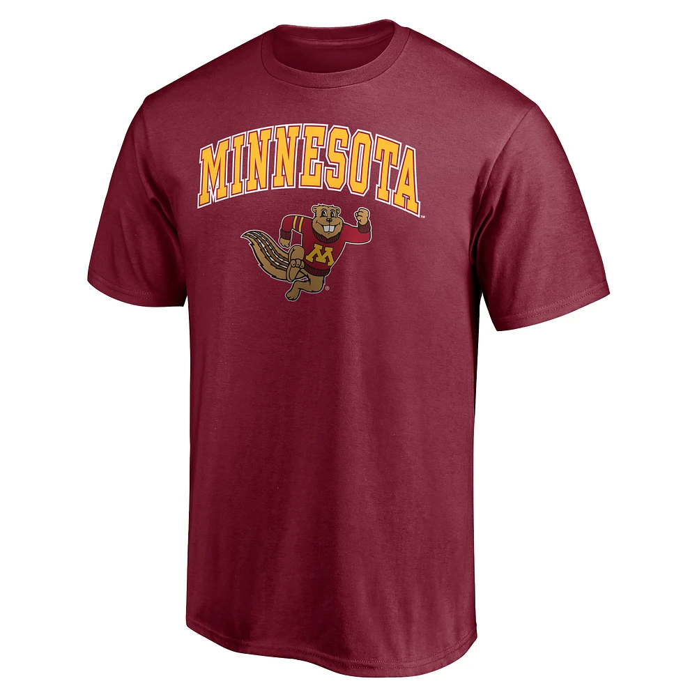 Men's Maroon Minnesota Golden Gophers Goldy Campus T-Shirt