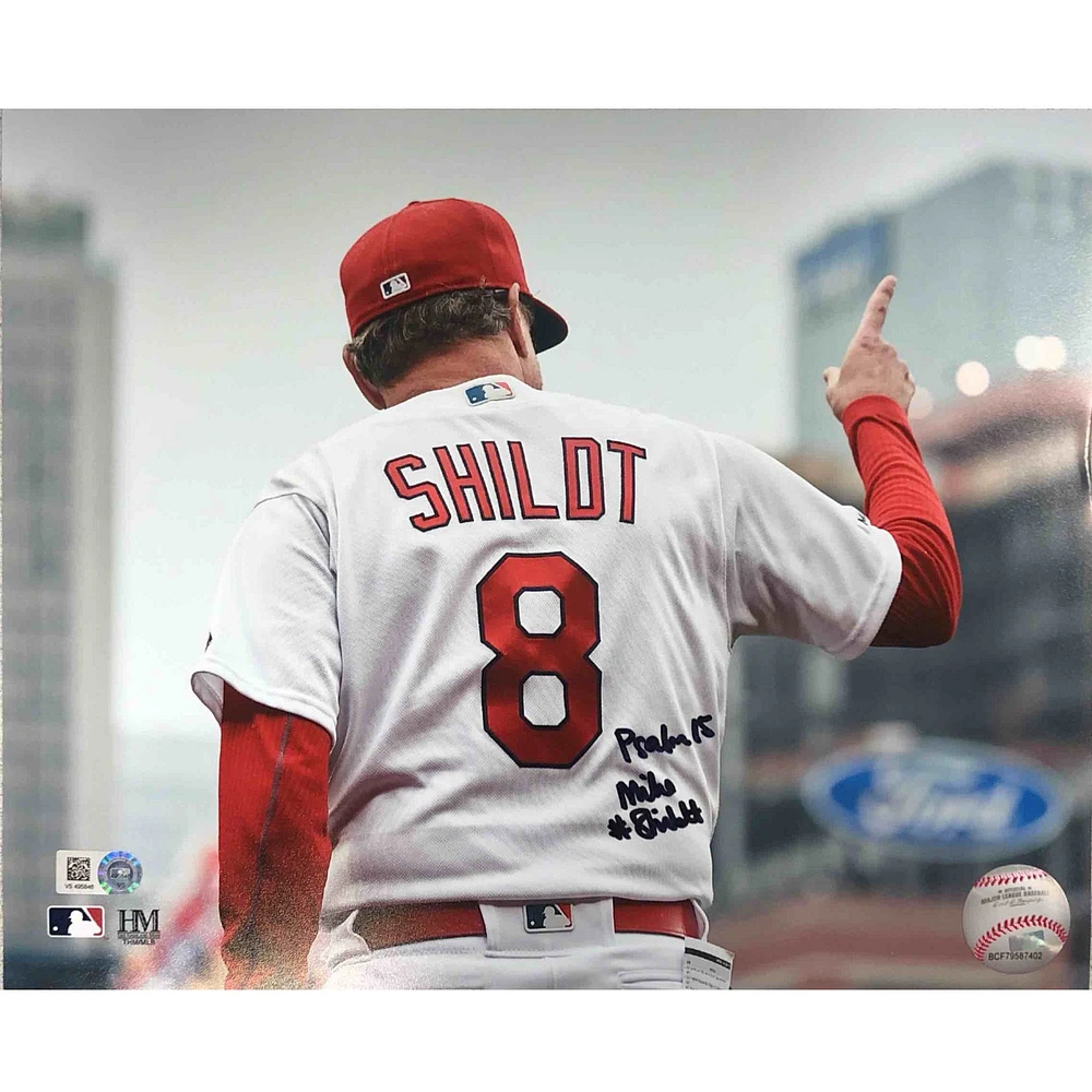 St. Louis Cardinals Mike Shildt Autographed Photo