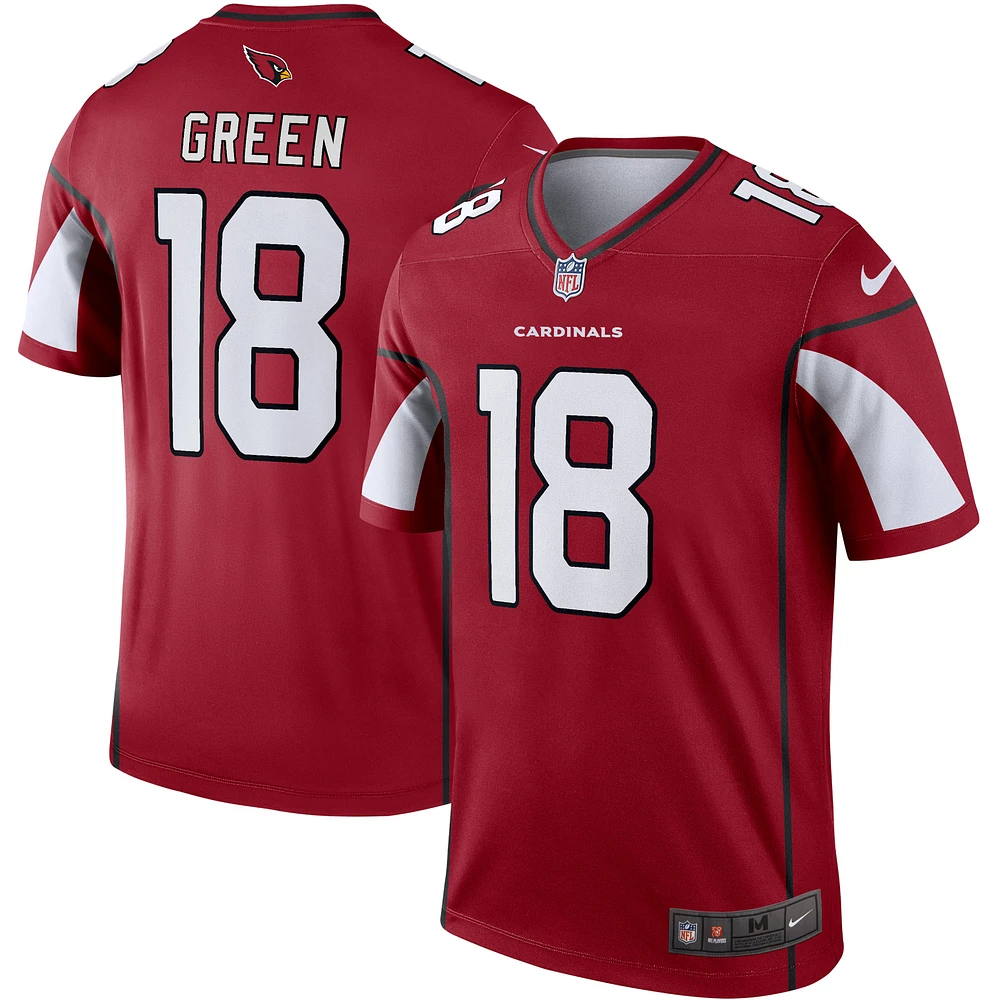 Men's Nike A.J. Green Cardinal Arizona Cardinals Team Legend Player Performance Top